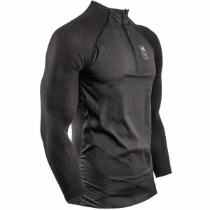 Compressport Hybrid Pullover Black - Maglia Running