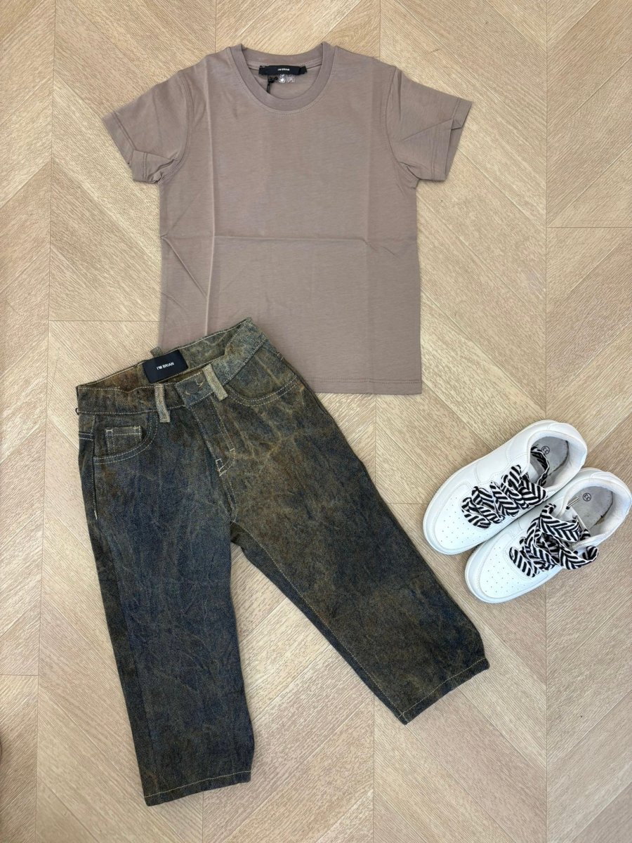 t-shirt cam tortora