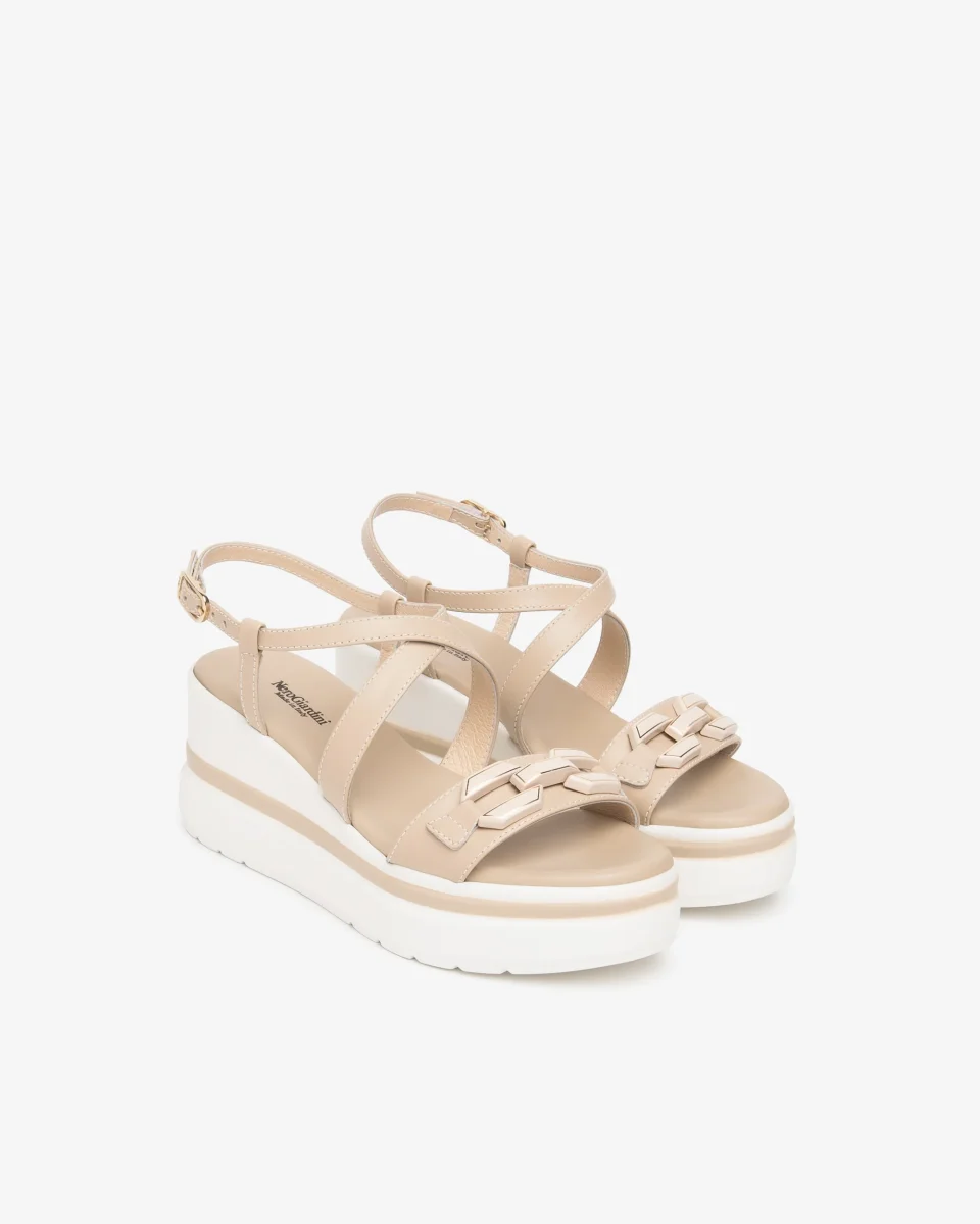Women's Leather Sandals - immagine 3