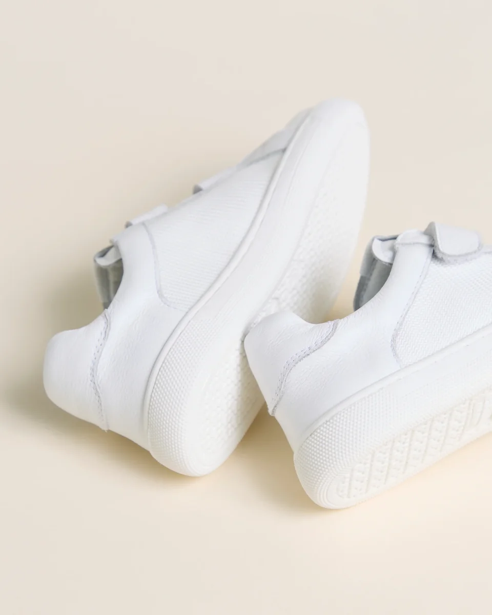 Junior Technical Fabric and Leather Sneakers for Boys - immagine 4