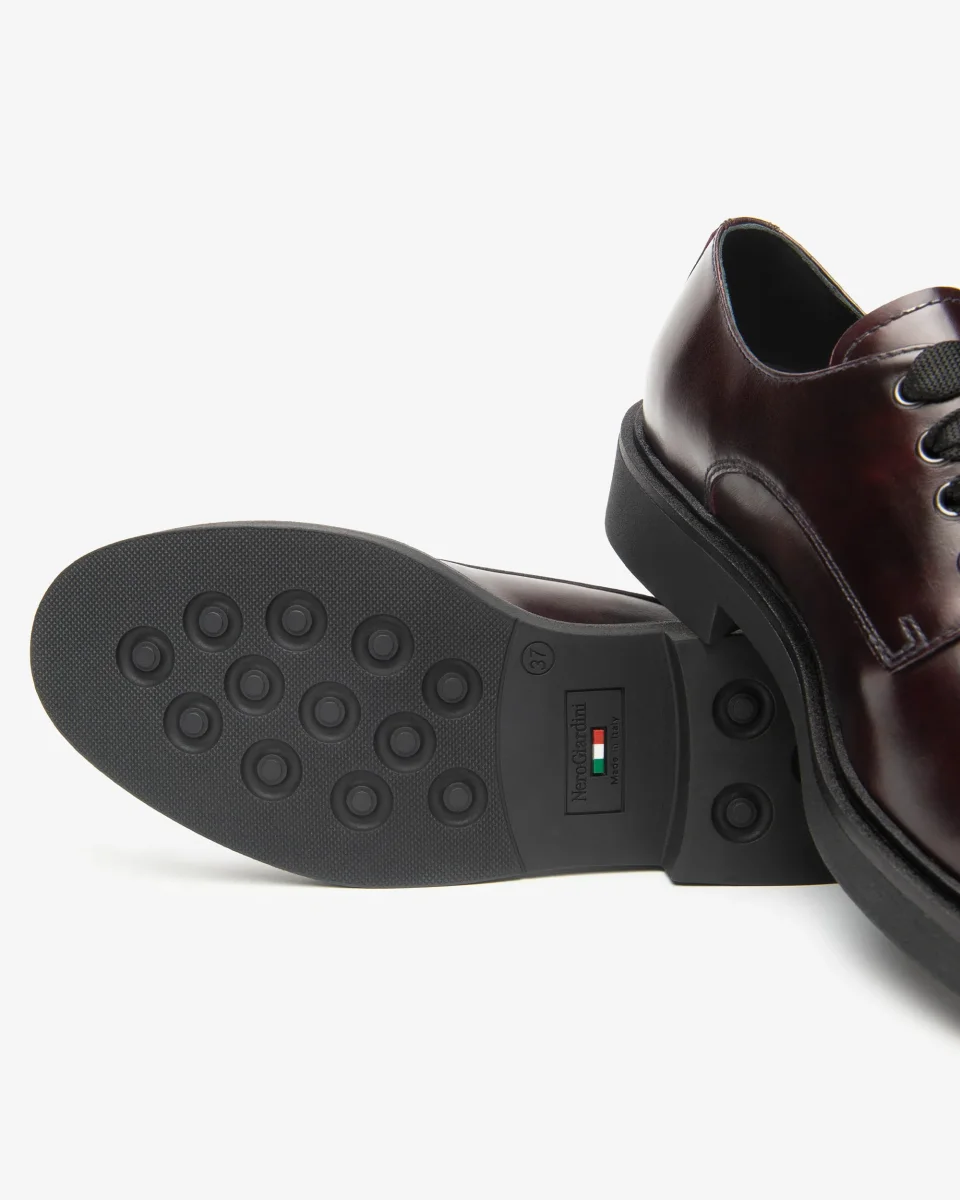 Women’s Leather Tie-Up Shoes - immagine 6