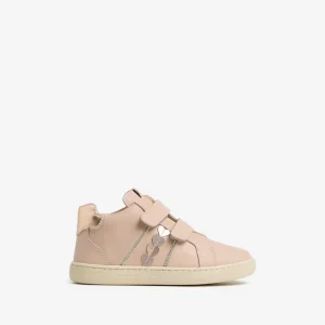 Junior Leather and Technical Fabric Sneakers for Girls