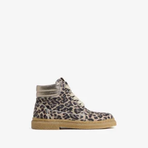 Junior Technical Fabric and Leather Ankle Boots for Girls