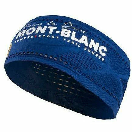 Compressport Headband On/Off Blue Mont-Blanc 2017