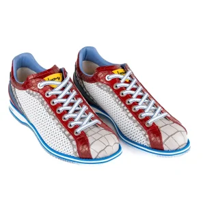 LORENZI Sneakers da uomo in pelle multicolor